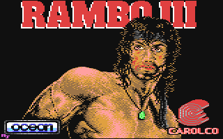 Rambo III Title Screen